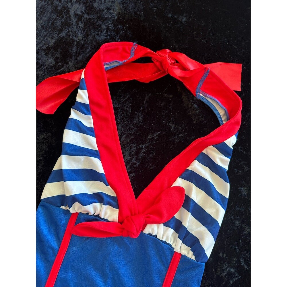 Leg Avenue Sailor Costume Set Womens XS Multicolor Dress & Hat Nautical Sexy - Picture 8 of 13